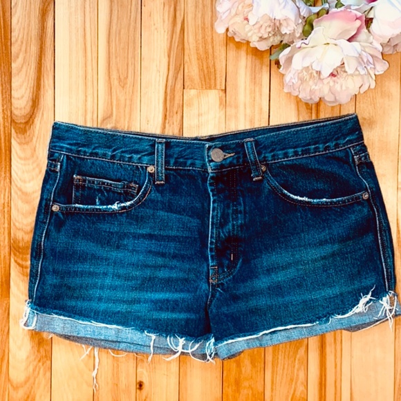Urban Outfitters BDG Mid Rise Cut Off Jean Shorts - Picture 1 of 7